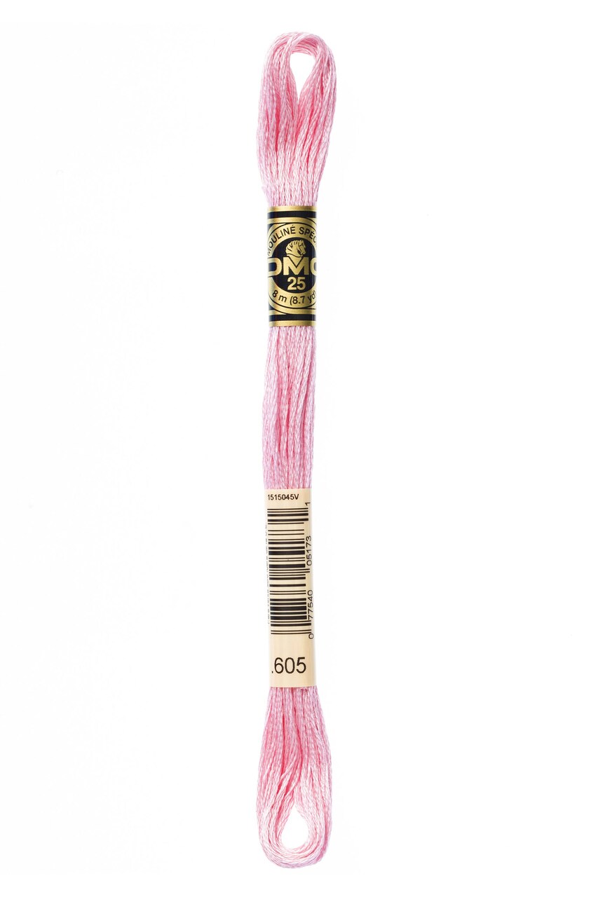 DMC® - 605 -- (Pink Rosebud)-- Six-Strand Embroidery Floss Skein